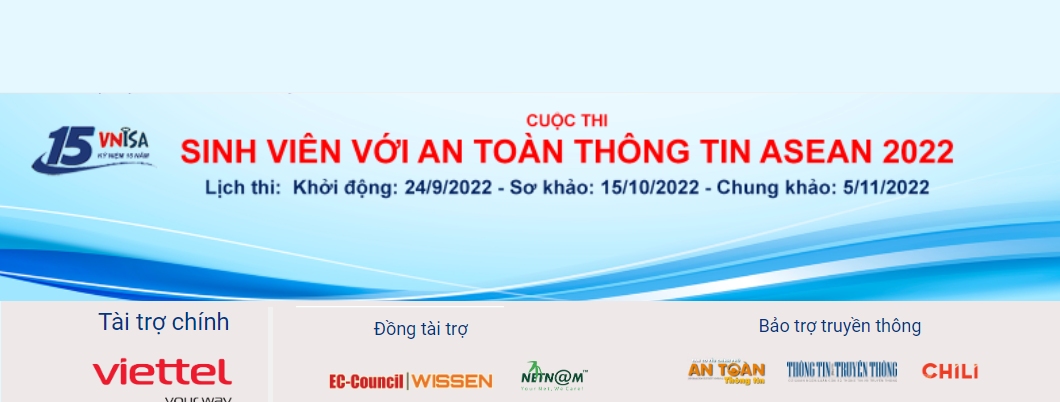 Cuộc thi sinh viên với An toàn thông tin ASEAN 2022